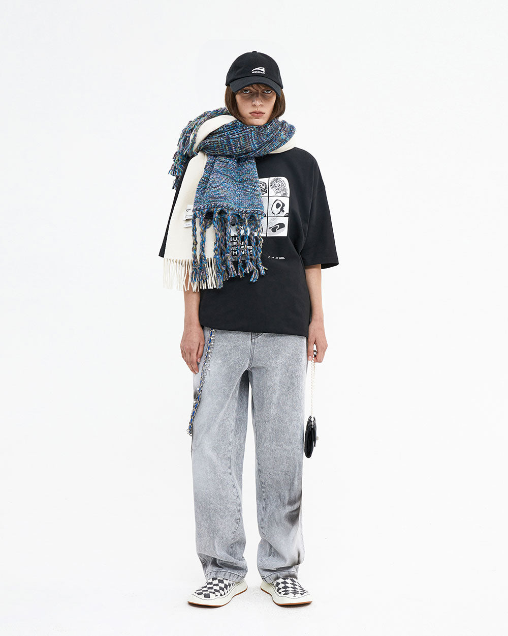 Ader Error - Topian t-shirt (Noir) product image 4 | TRAB K-Fashion Australia