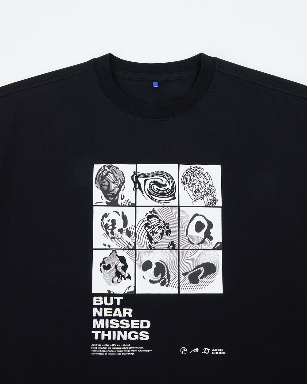 Ader Error - Topian t-shirt (Noir) product image 5 | TRAB K-Fashion Australia
