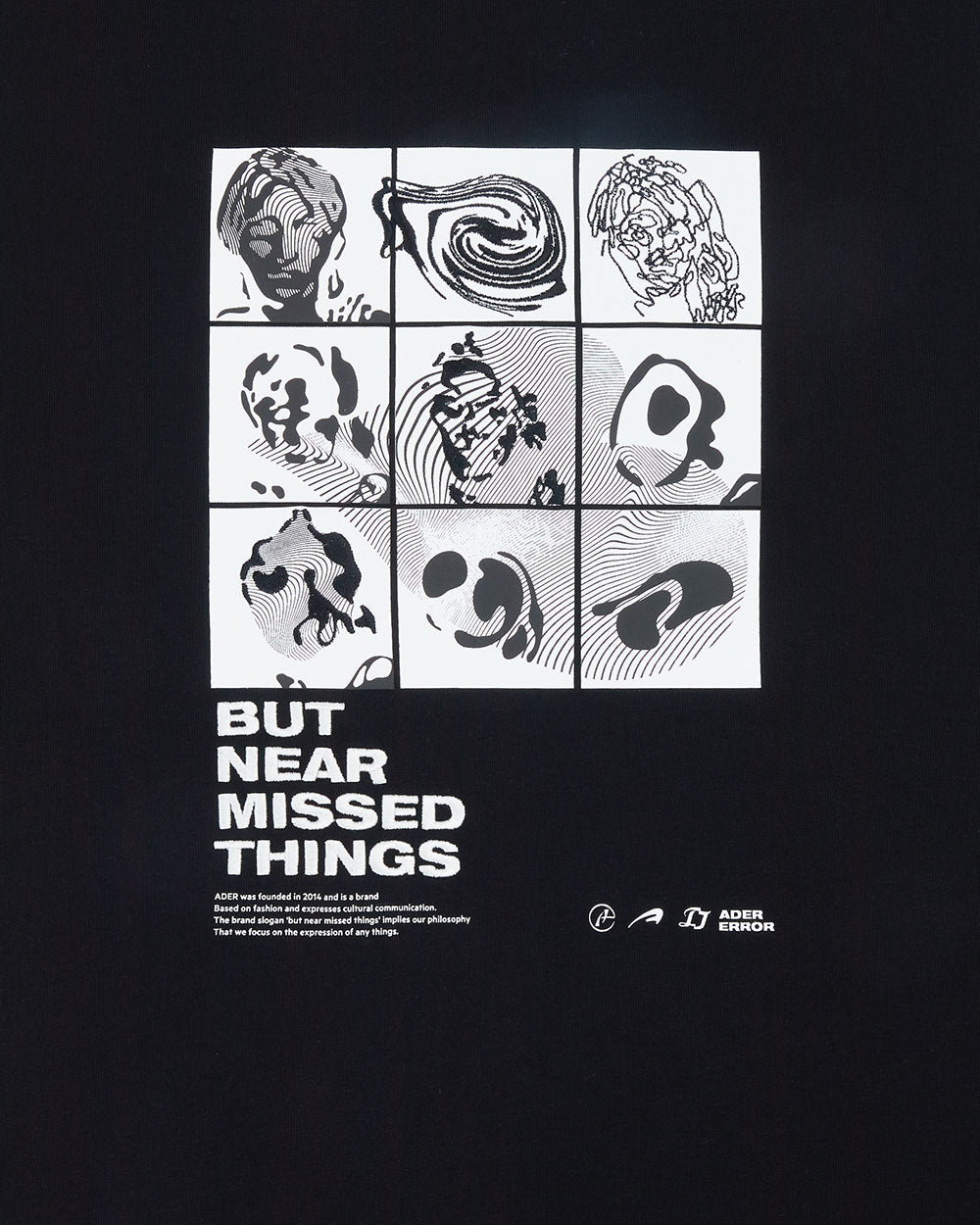 Ader Error - Topian t-shirt (Noir) product image 6 | TRAB K-Fashion Australia