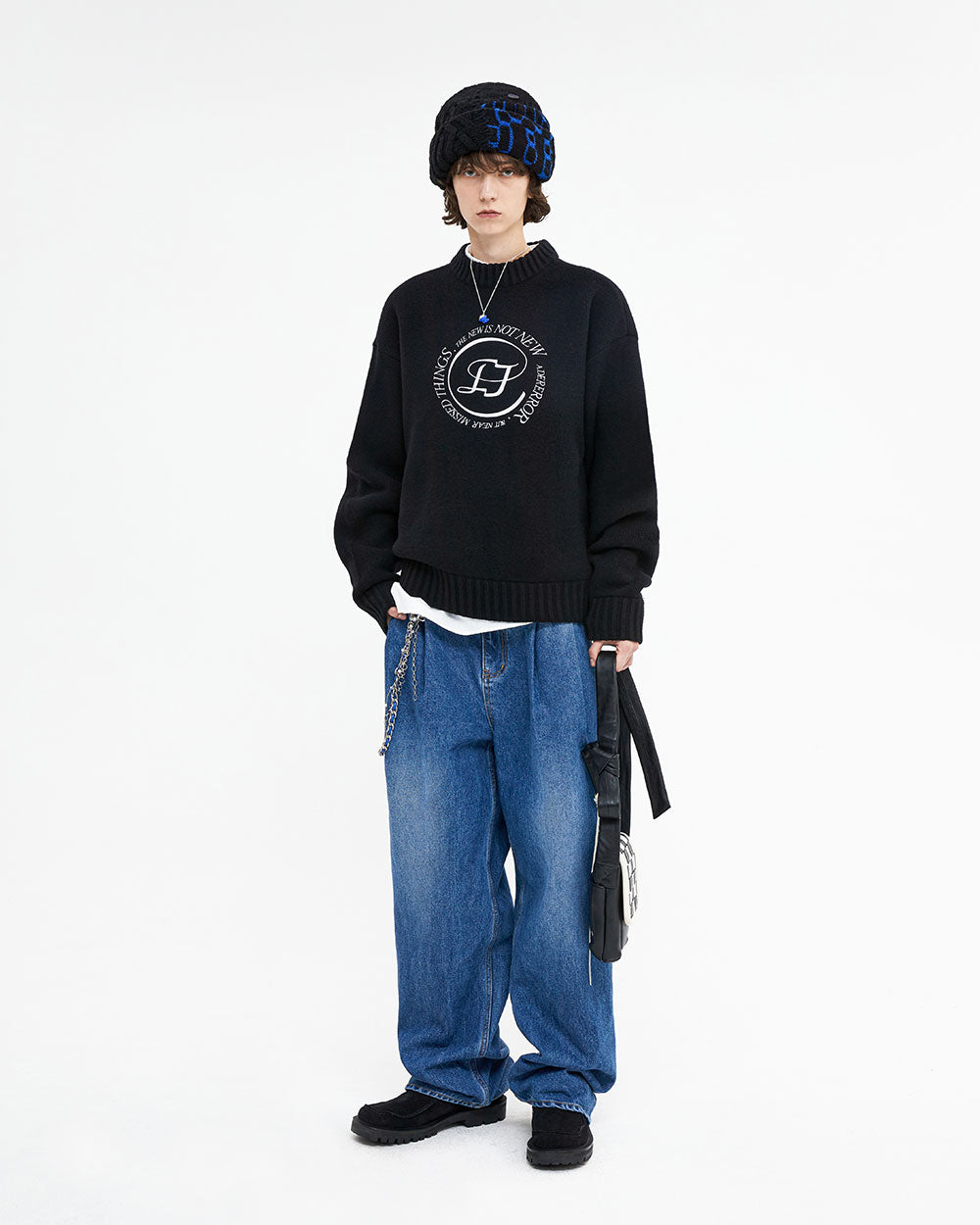 Ader Error - Speric logo knit (Noir) product image 4 | TRAB K-Fashion Australia