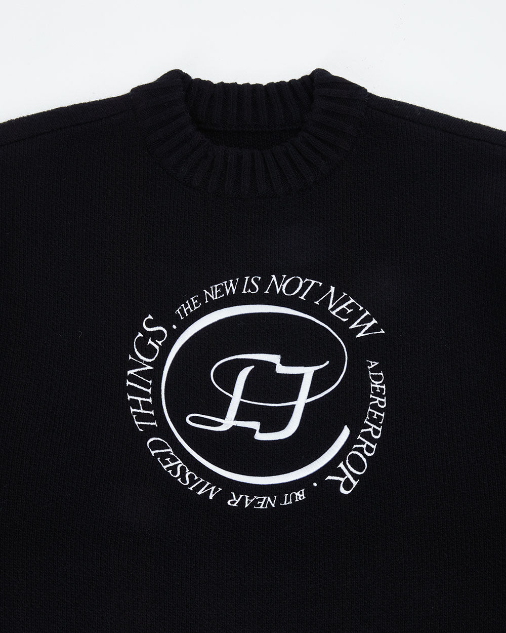 Ader Error - Speric logo knit (Noir) product image 5 | TRAB K-Fashion Australia