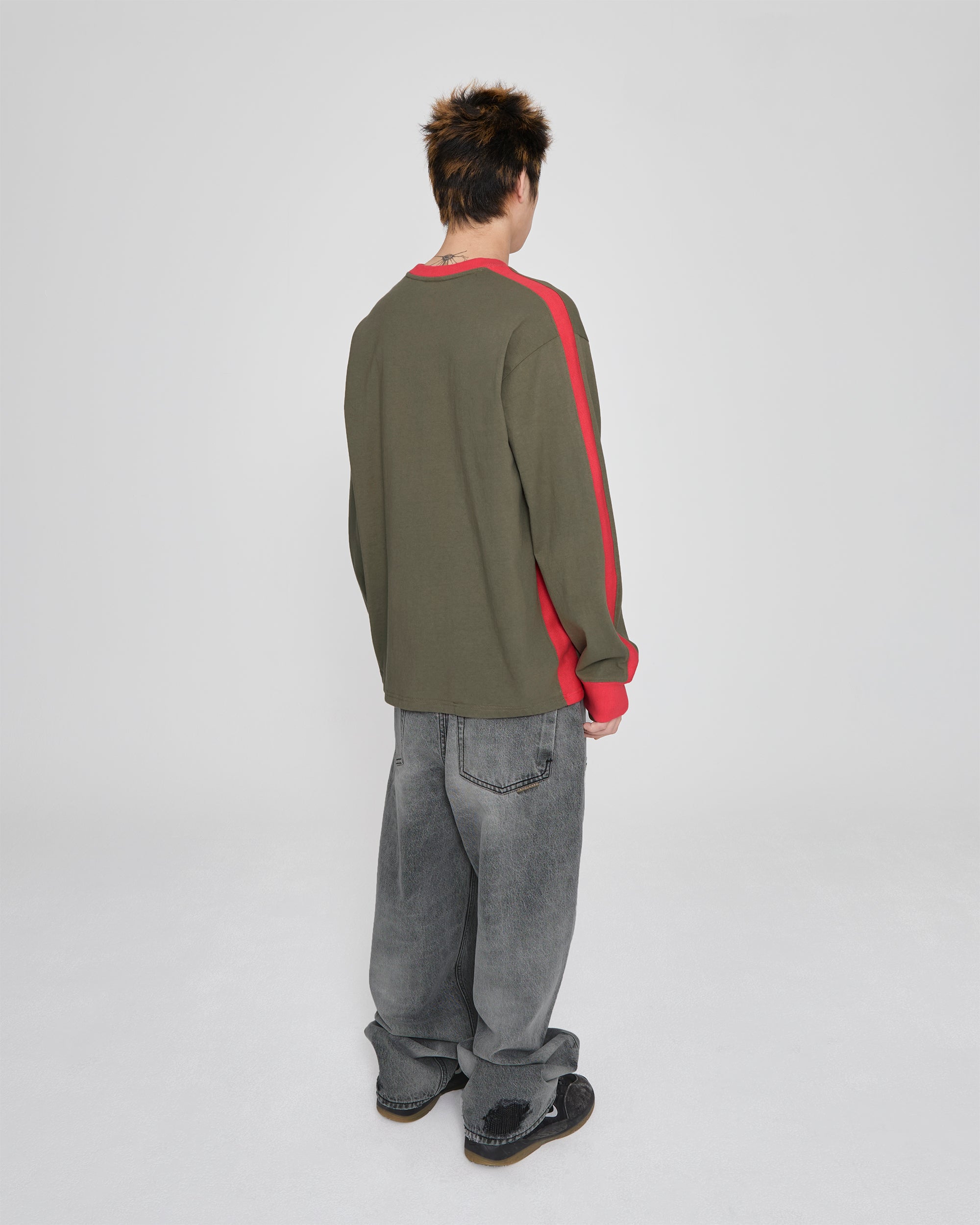 yeseyesee - Distressed 5 Pockets Denim Pants (Bleached Black) product image 9 | TRAB K-Fashion Australia