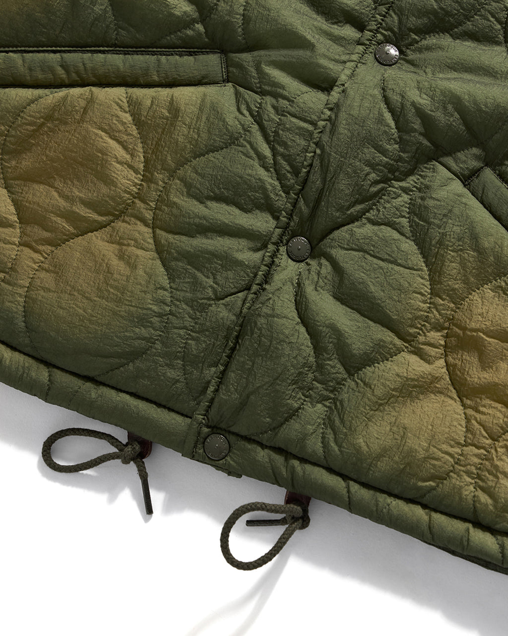 Eastlogue - Embroidered Mil Coach Jacket (Quilted Olive) product image 5 | TRAB K-Fashion Australia