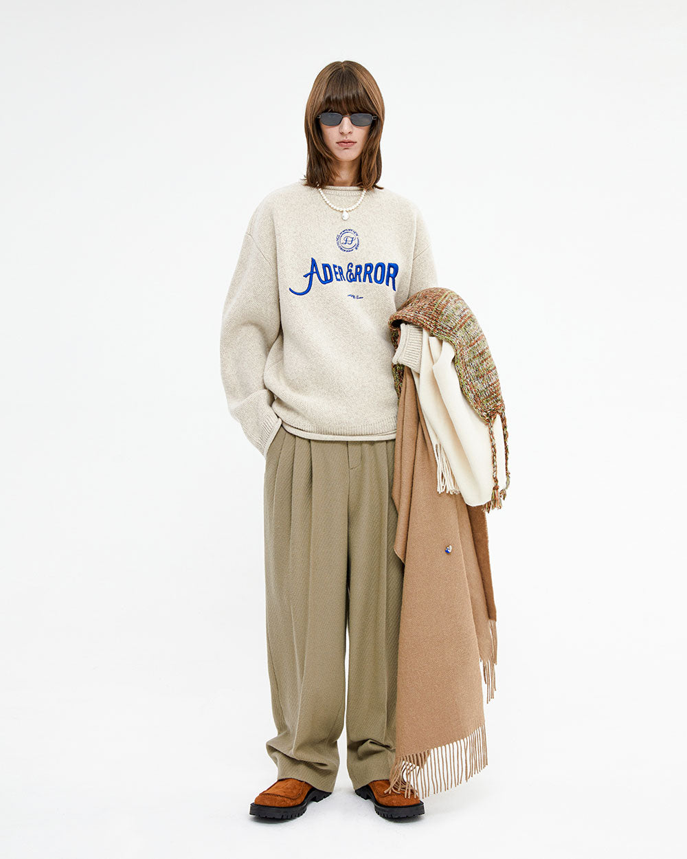 Ader Error - Verif logo knit (Ivory) product image 1 | TRAB K-Fashion Australia