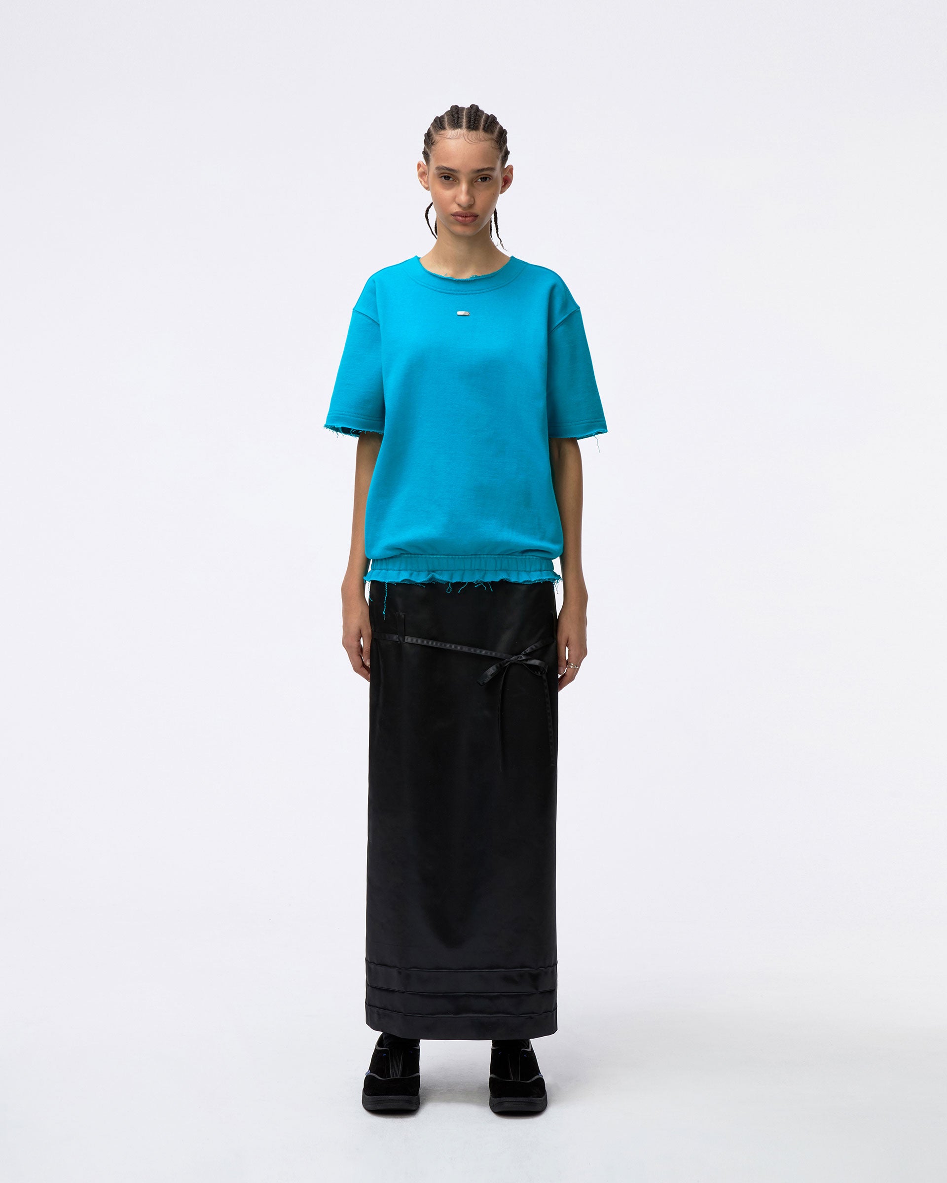 Ader Error - Half Sleeve Sweatshirt Product. 36 (Turquoise) product image 2 | TRAB K-Fashion Australia