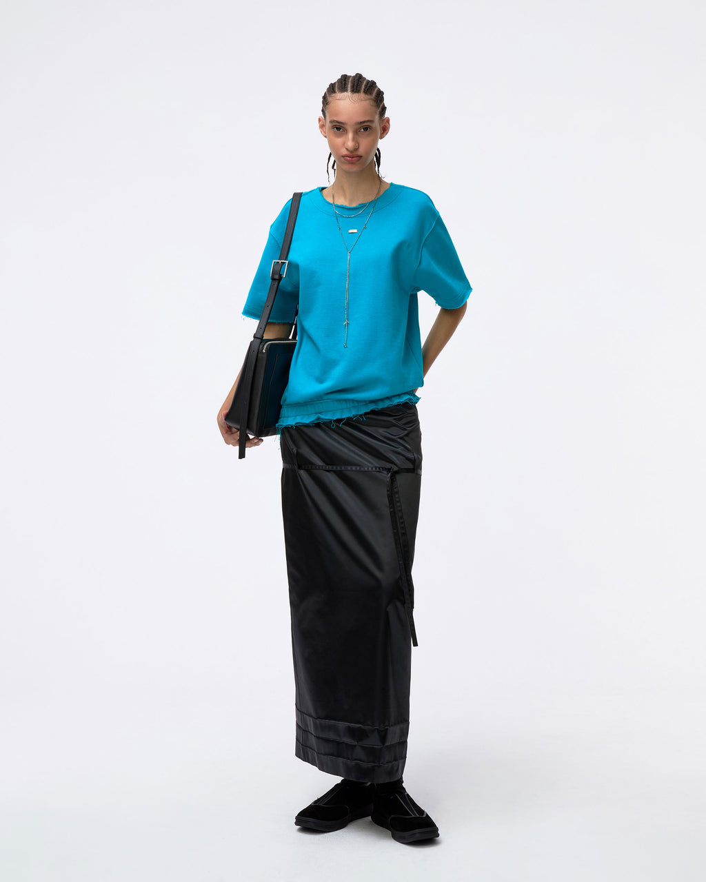 Ader Error - Half Sleeve Sweatshirt Product. 36 (Turquoise) product image 4 | TRAB K-Fashion Australia