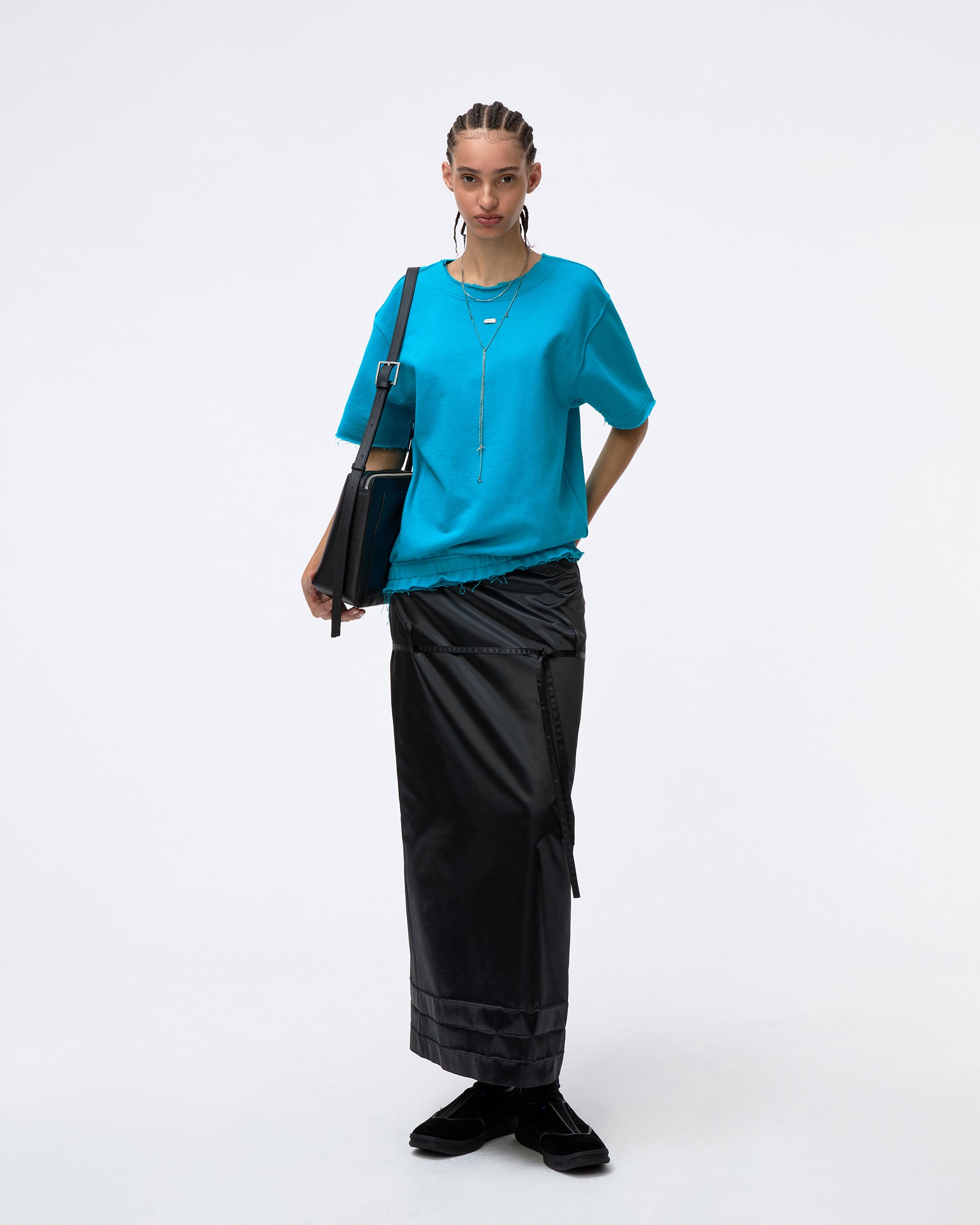 Ader Error - Half Sleeve Sweatshirt Product. 36 (Turquoise) product image 4 | TRAB K-Fashion Australia