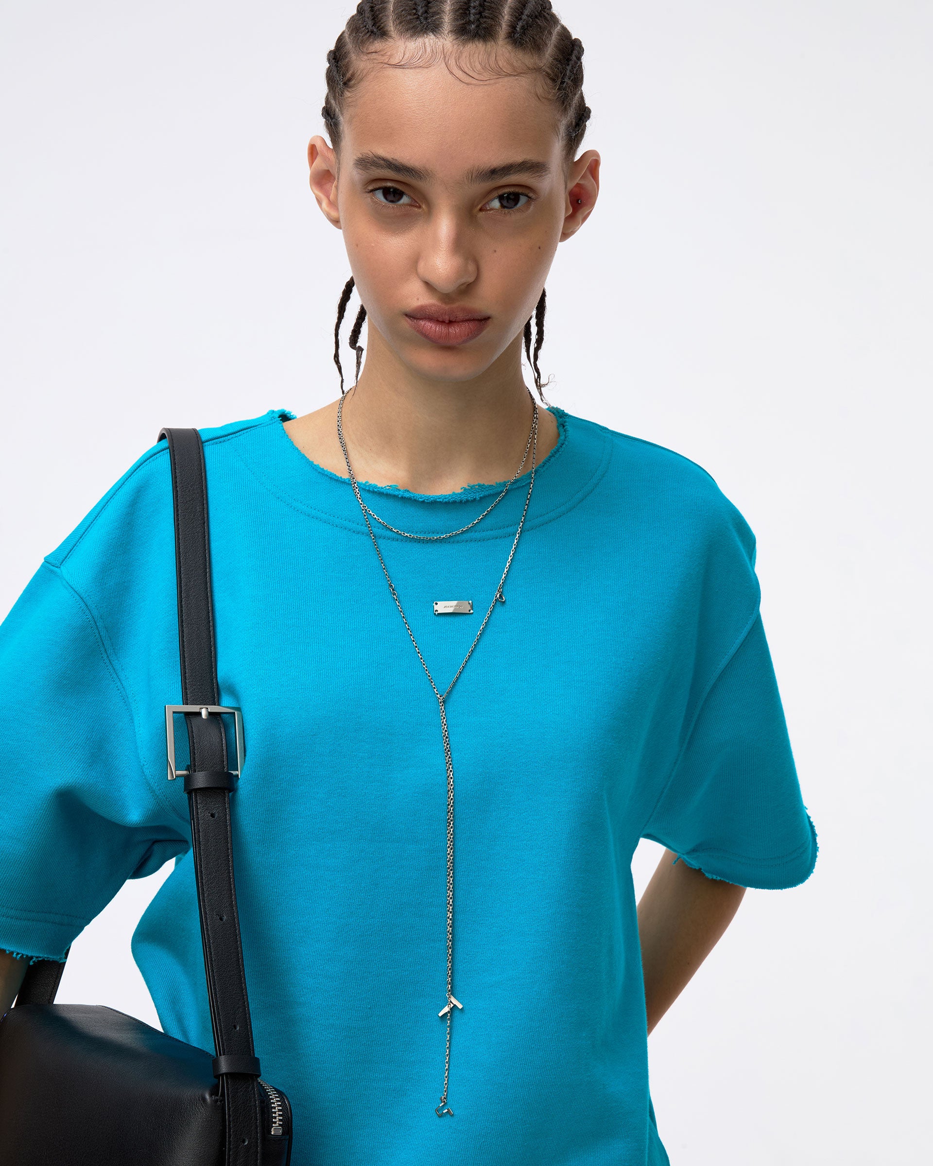 Ader Error - Half Sleeve Sweatshirt Product. 36 (Turquoise) product image 5 | TRAB K-Fashion Australia