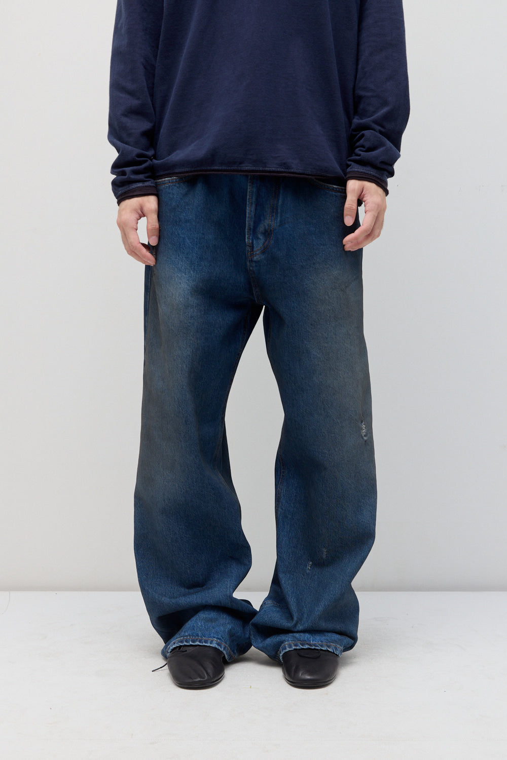 Hatchingroom - Regular Selvedge Jeans (Dusty Blue) product image 6 | TRAB K-Fashion Australia