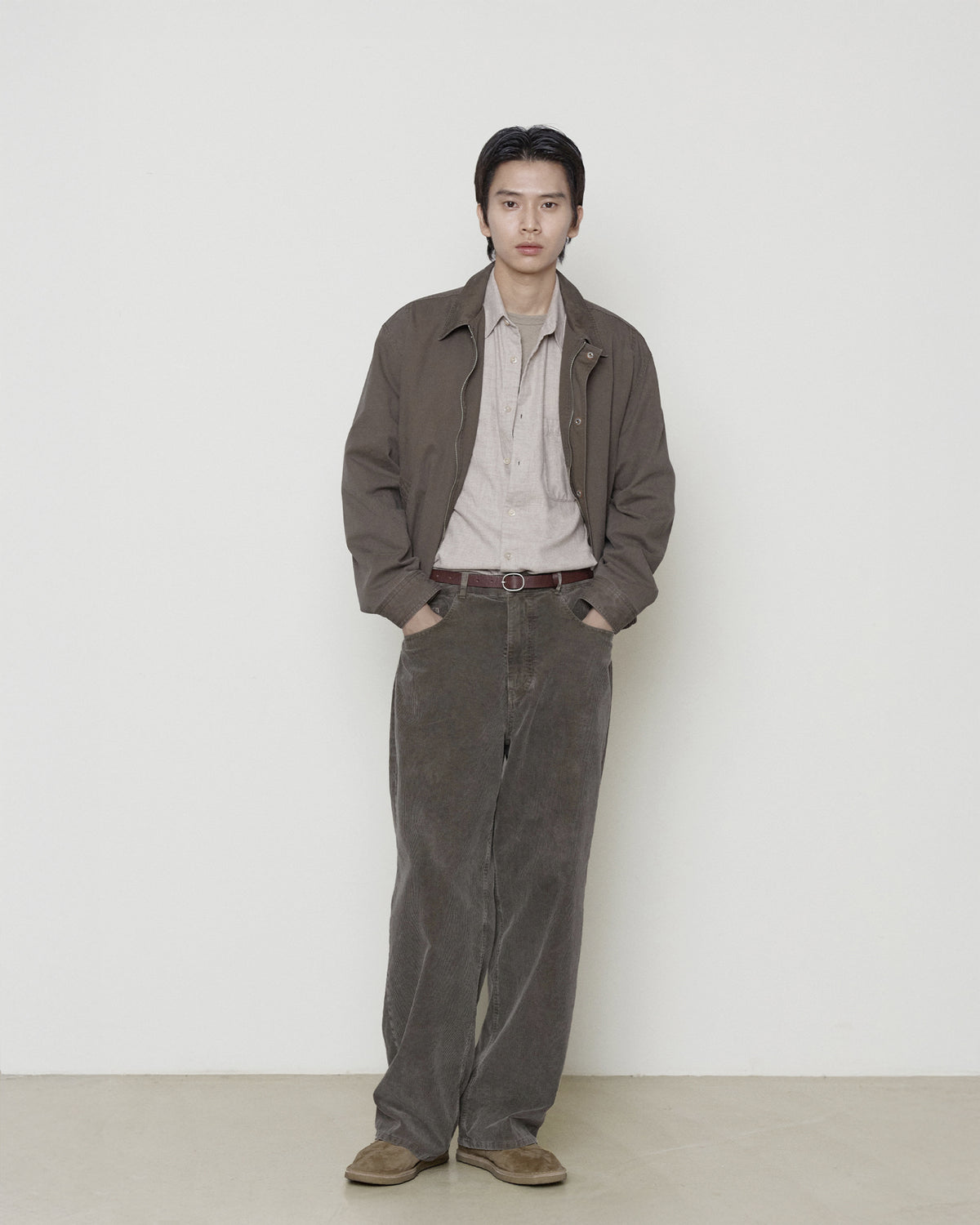 Brownyard - Vintage Cotton Blouson (Mocha) product image 1 | TRAB K-Fashion Australia