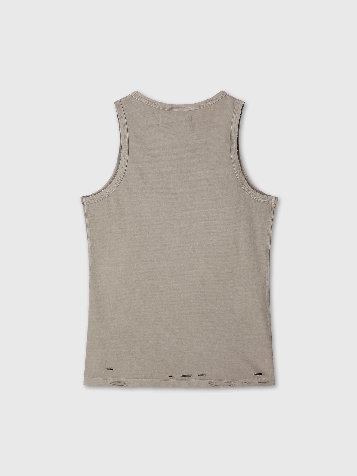 Tonywack - Hand-Distressed Regural Tank Top (Pale Olive) product image 8 | TRAB K-Fashion Australia