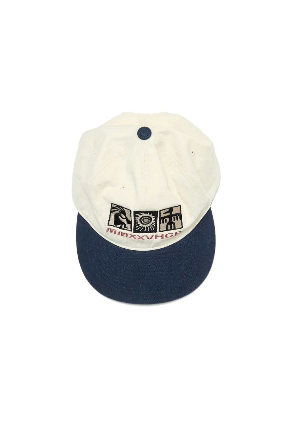 Hatchingroom - Kokopelli Cap (Cream/Navy) product image 1 | TRAB K-Fashion Australia