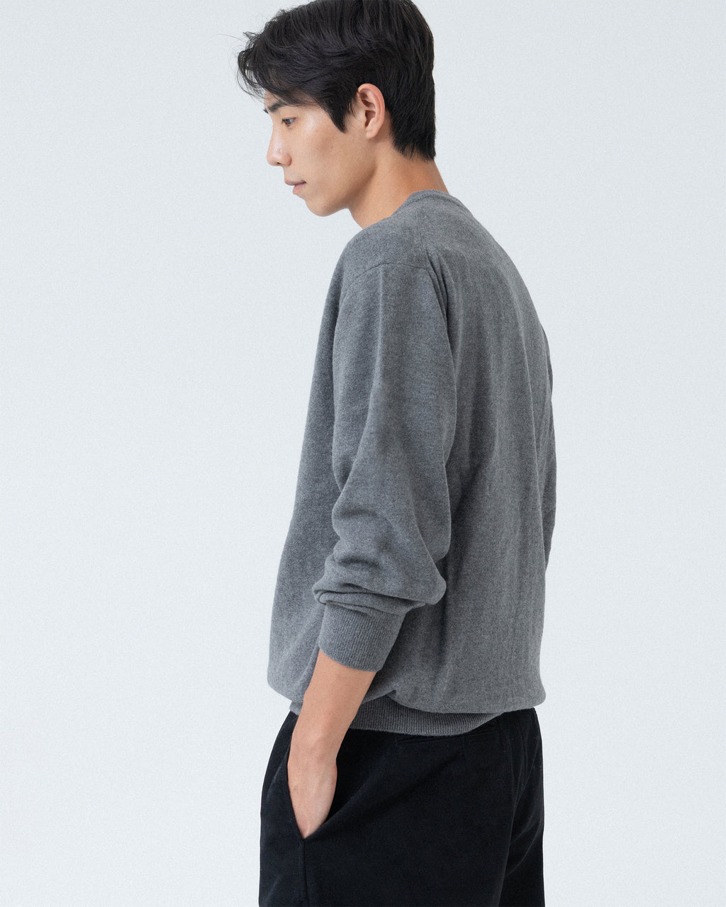 Brownyard - Round Cardigan (Grey) product image 2 | TRAB K-Fashion Australia