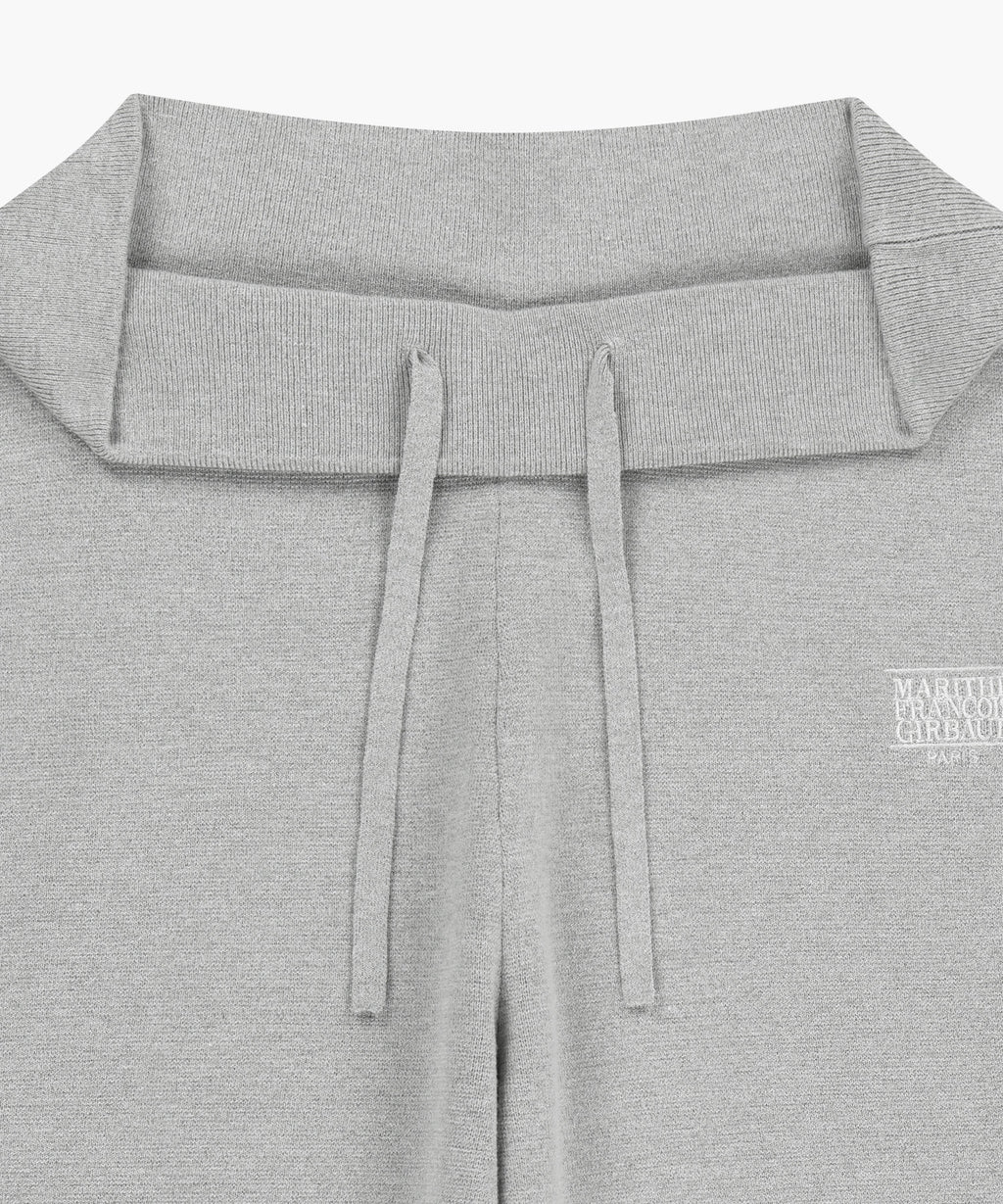 Marithe & Francois Girbaud - Classic Logo Knit Pants (Heather Gray) product image 9 | TRAB K-Fashion Australia