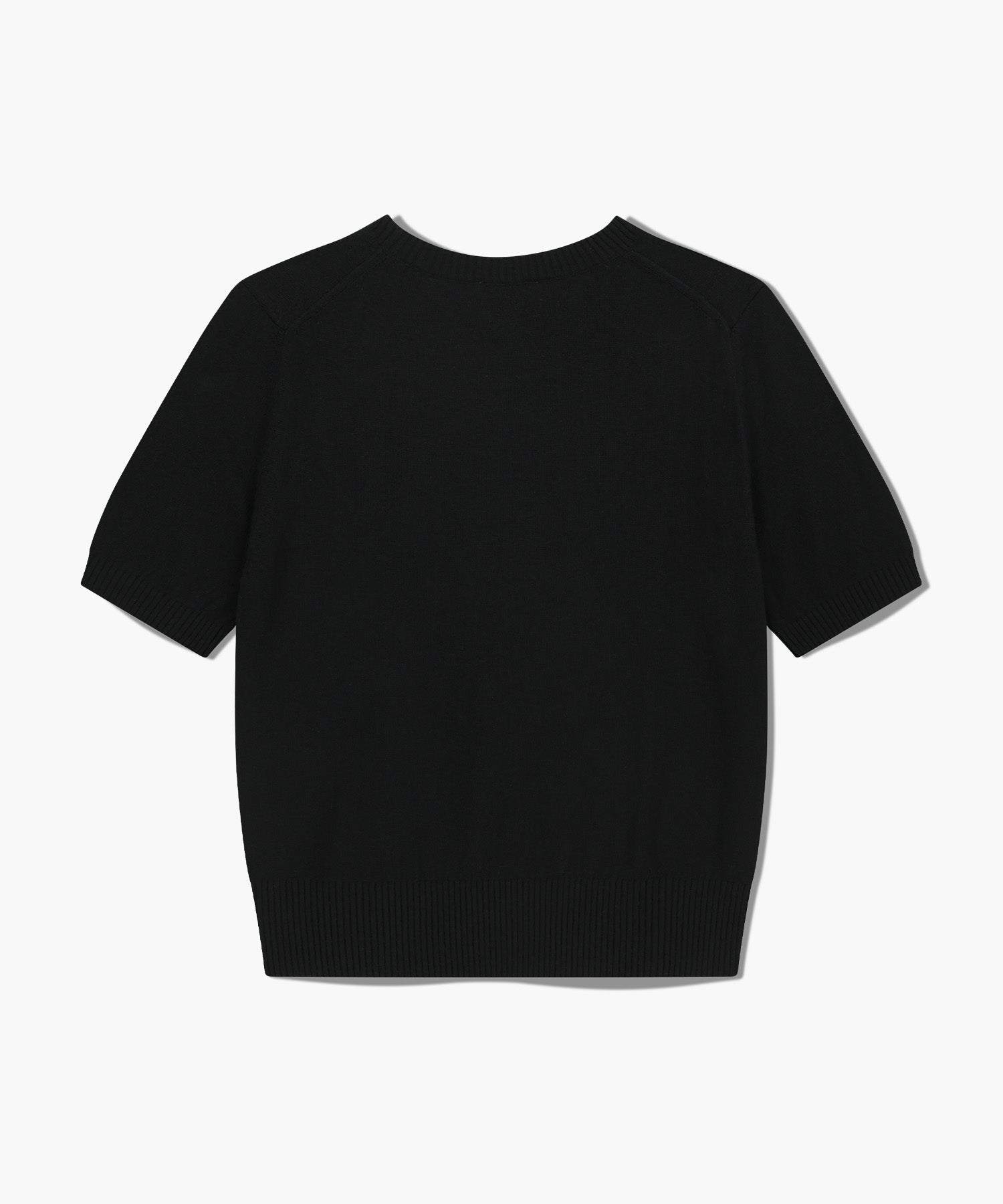 Marithe & Francois Girbaud - Half Knit Round Neck Cardigan Set Up (Black) product image 9 | TRAB K-Fashion Australia