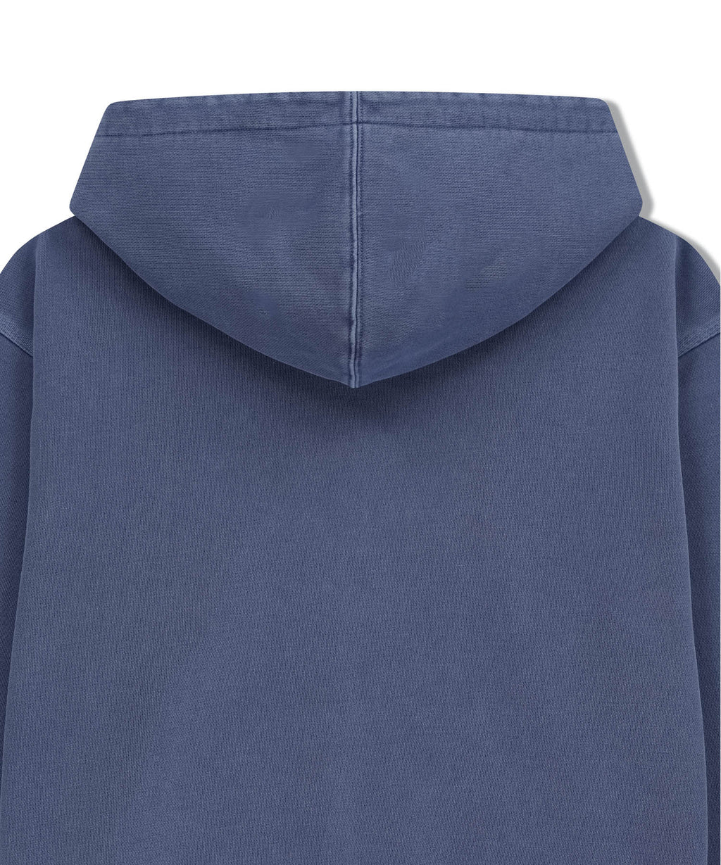 Marithe & Francois Girbaud - Crest Logo Garment Dyed Oversized Hoodie (Navy) product image 9 | TRAB K-Fashion Australia