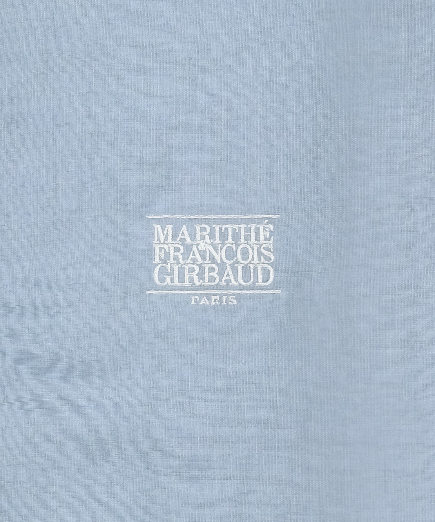 Marithe & Francois Girbaud - Classic Logo Linen Shirt (Sky Blue) product image 9 | TRAB K-Fashion Australia