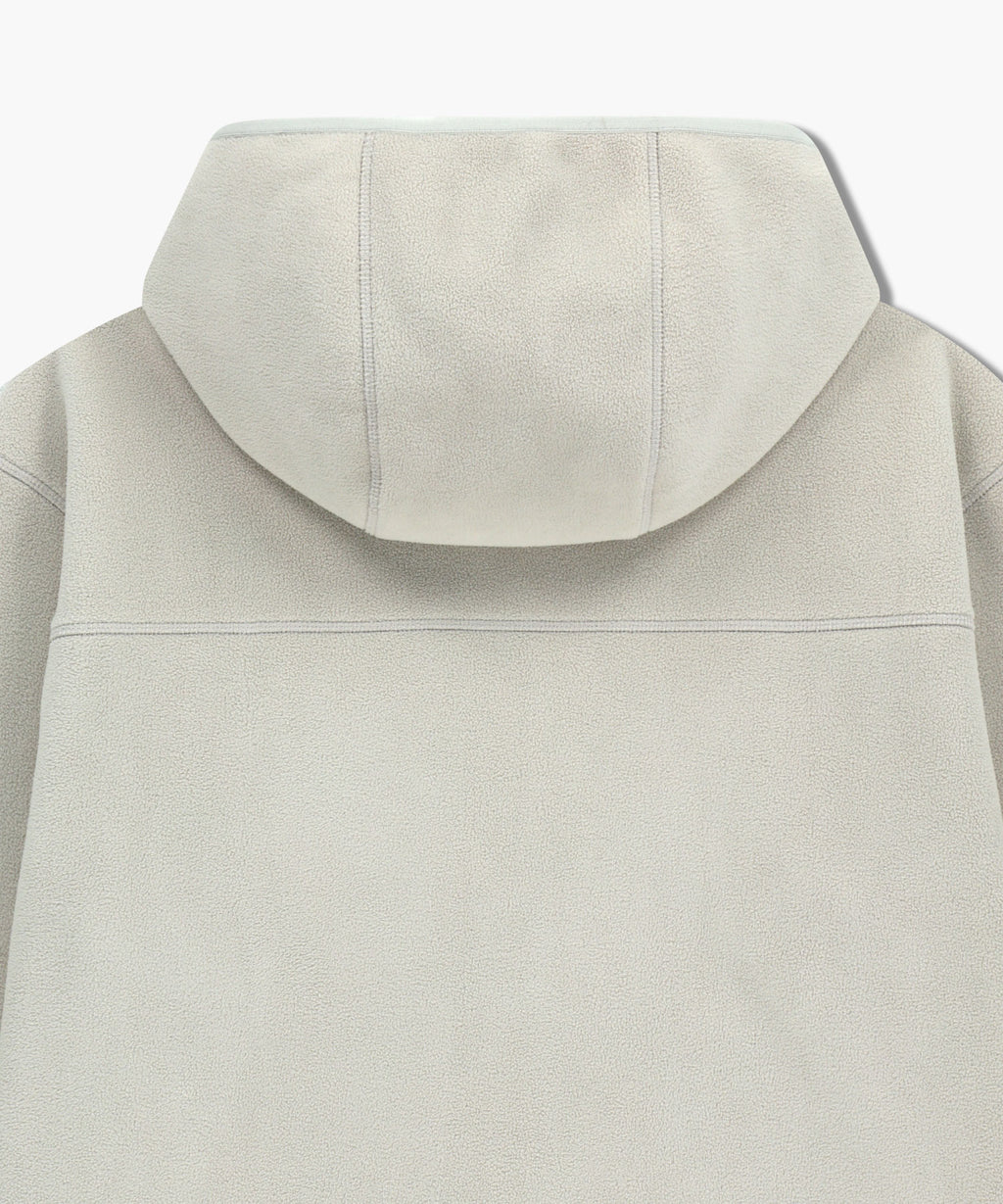 Marithe & Francois Girbaud - Marithe Sport Fleece Hood Zip-up Jacket (Light Gray) product image 9 | TRAB K-Fashion Australia