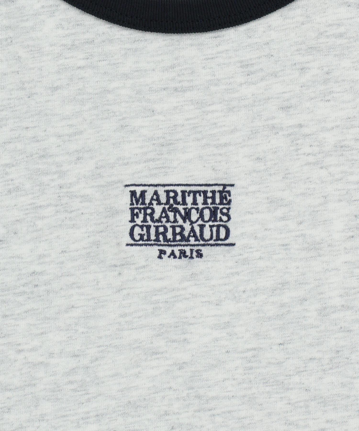 Marithe & Francois Girbaud - Classic Logo Ringer Tee (Light Heather Gray) product image 9 | TRAB K-Fashion Australia