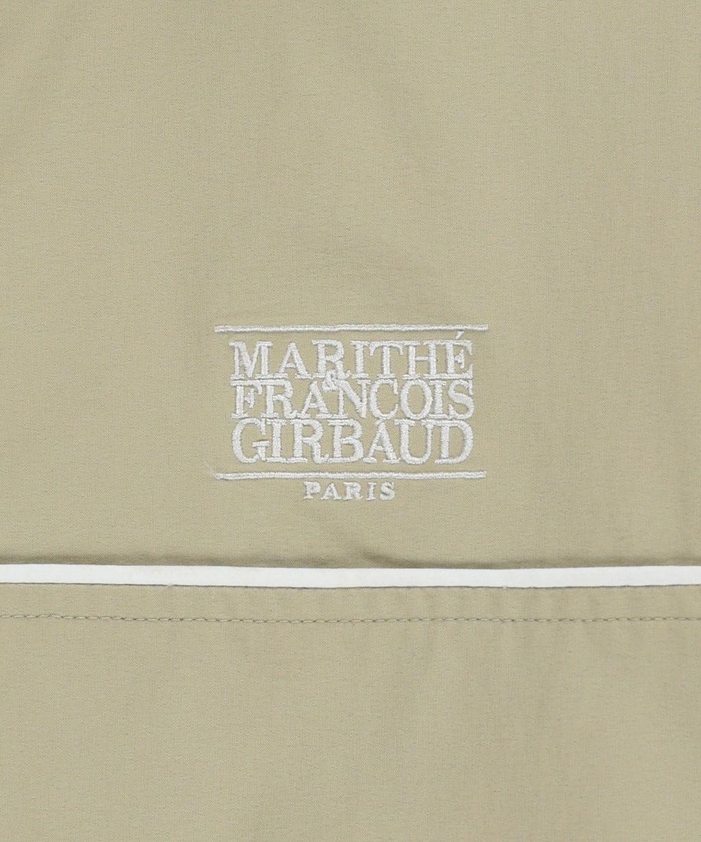 Marithe & Francois Girbaud - Marithe Sport Nylon Track Zip-up Jacket (Beige) product image 9 | TRAB K-Fashion Australia