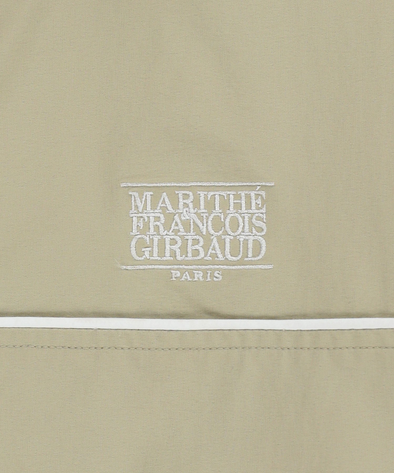 Marithe & Francois Girbaud - Marithe Sport Nylon Track Zip-up Jacket (Beige) product image 9 | TRAB K-Fashion Australia