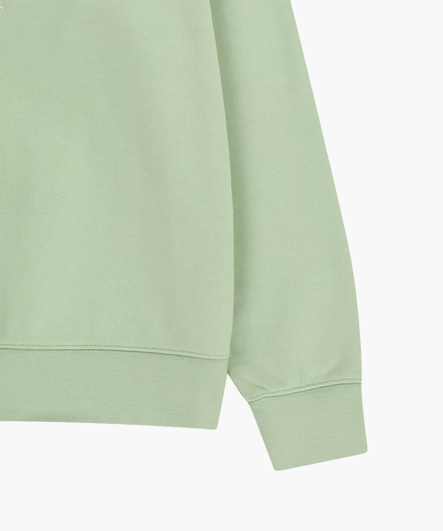 Marithe & Francois Girbaud - Classic Logo Embroidery Sweatshirt (Light Green) product image 9 | TRAB K-Fashion Australia
