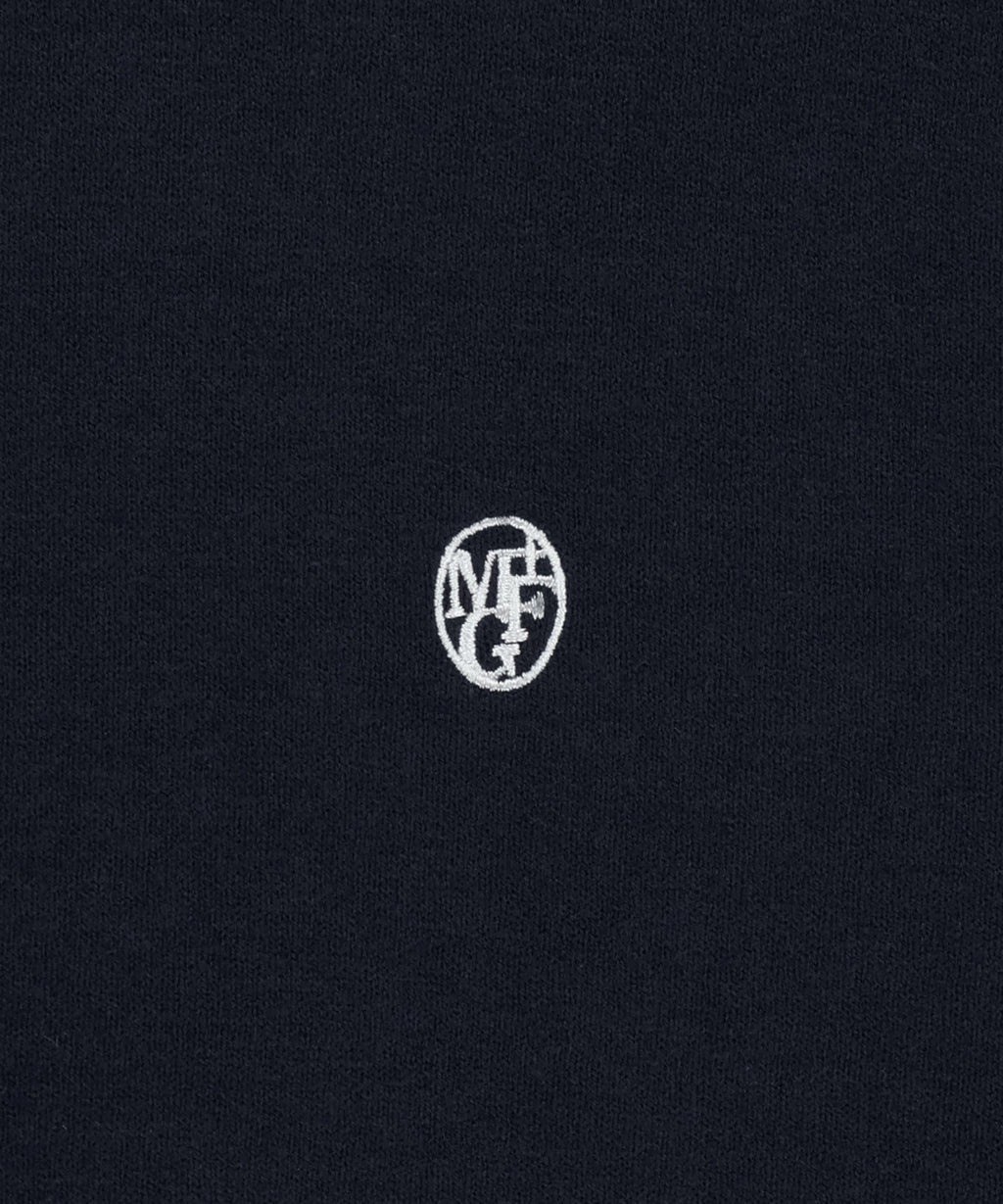 Marithe & Francois Girbaud - Circle Logo Half Knit Pullover (Navy) product image 9 | TRAB K-Fashion Australia