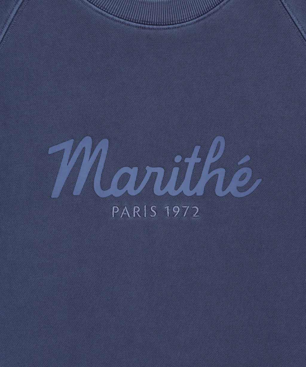 Marithe & Francois Girbaud - Garment Dyed Oversized Sweatshirt (Navy) product image 12 | TRAB K-Fashion Australia