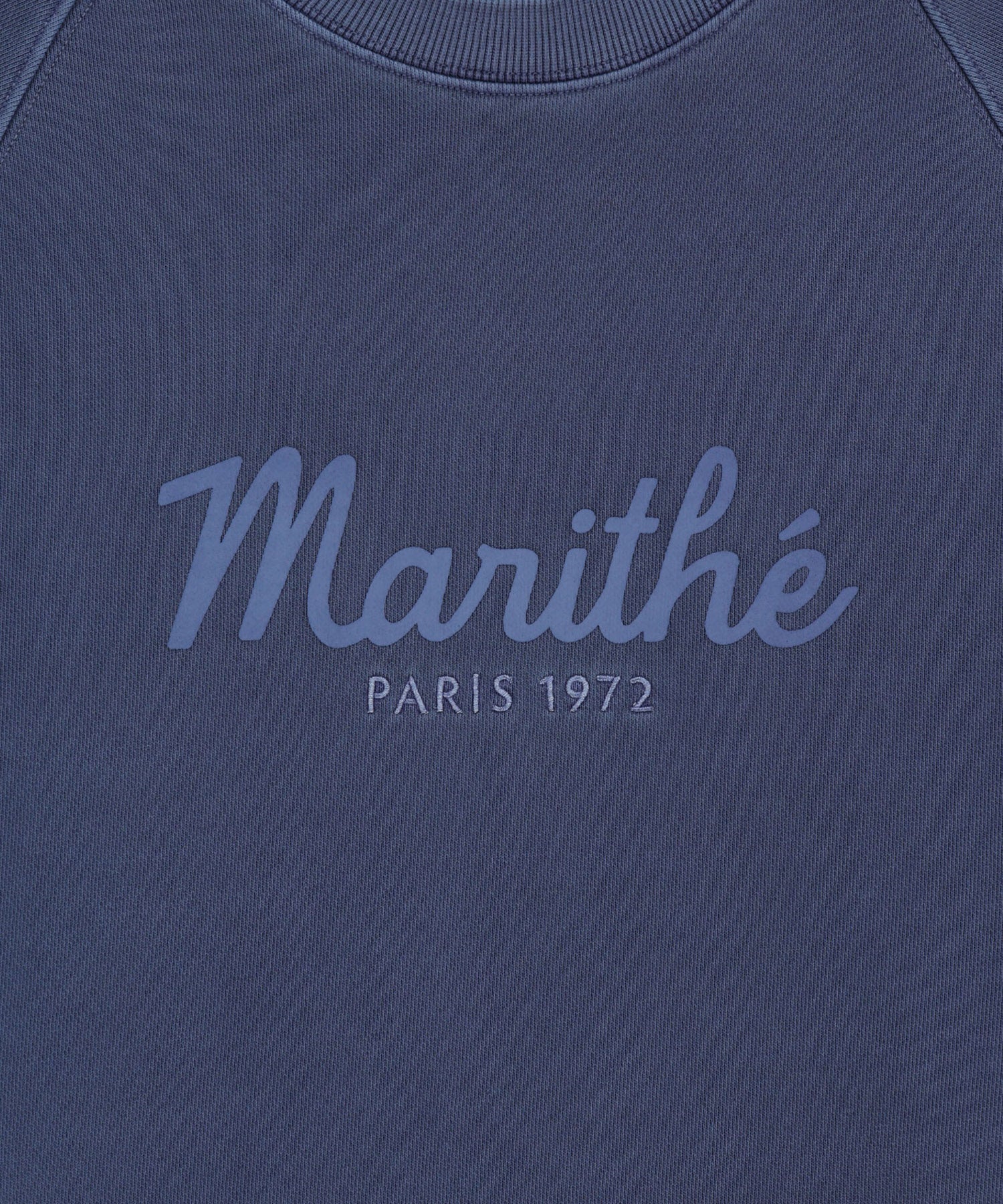 Marithe & Francois Girbaud - Garment Dyed Oversized Sweatshirt (Navy) product image 12 | TRAB K-Fashion Australia