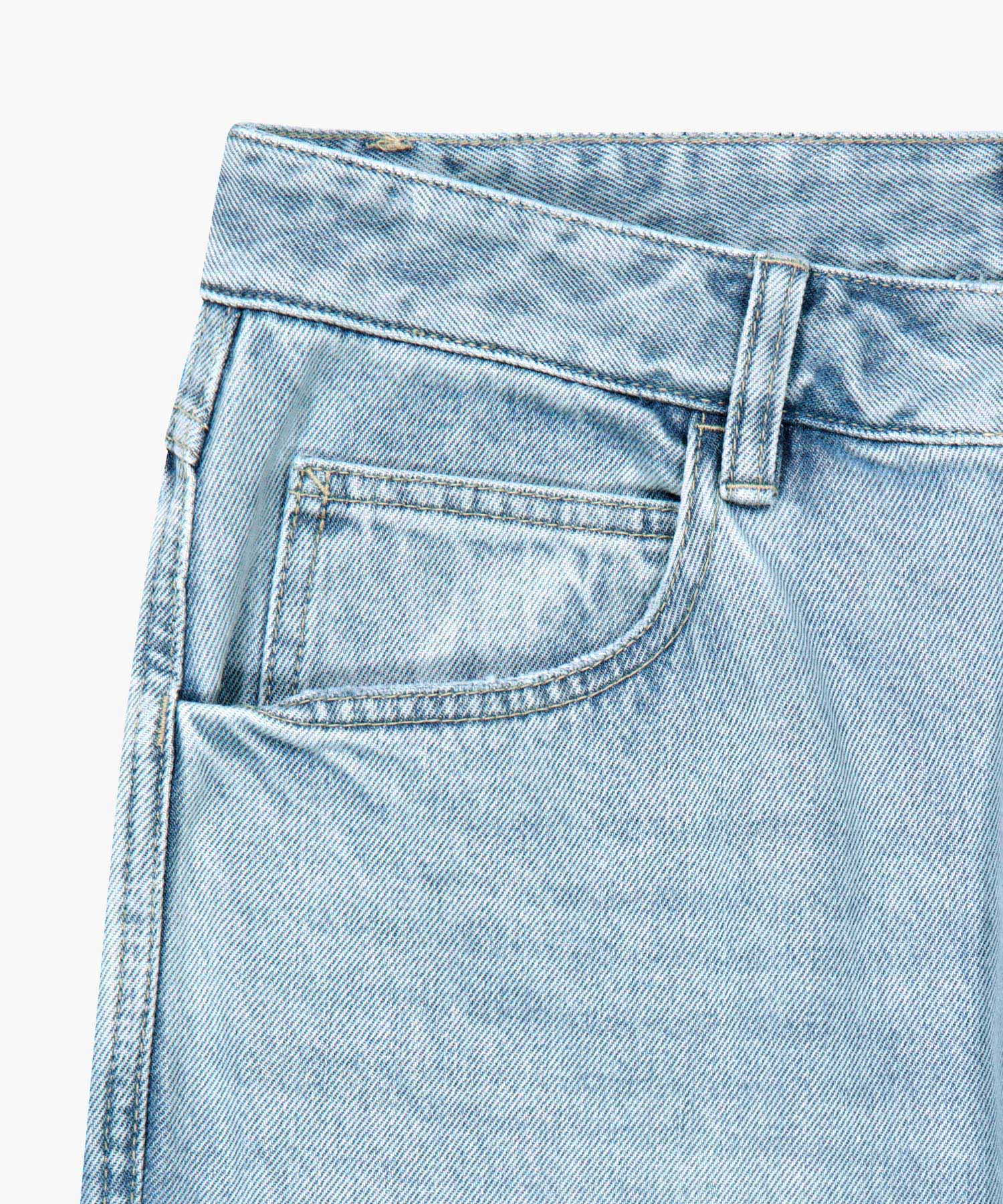 Marithe & Francois Girbaud - New M High Straight Denim Pants (Light Blue) product image 9 | TRAB K-Fashion Australia