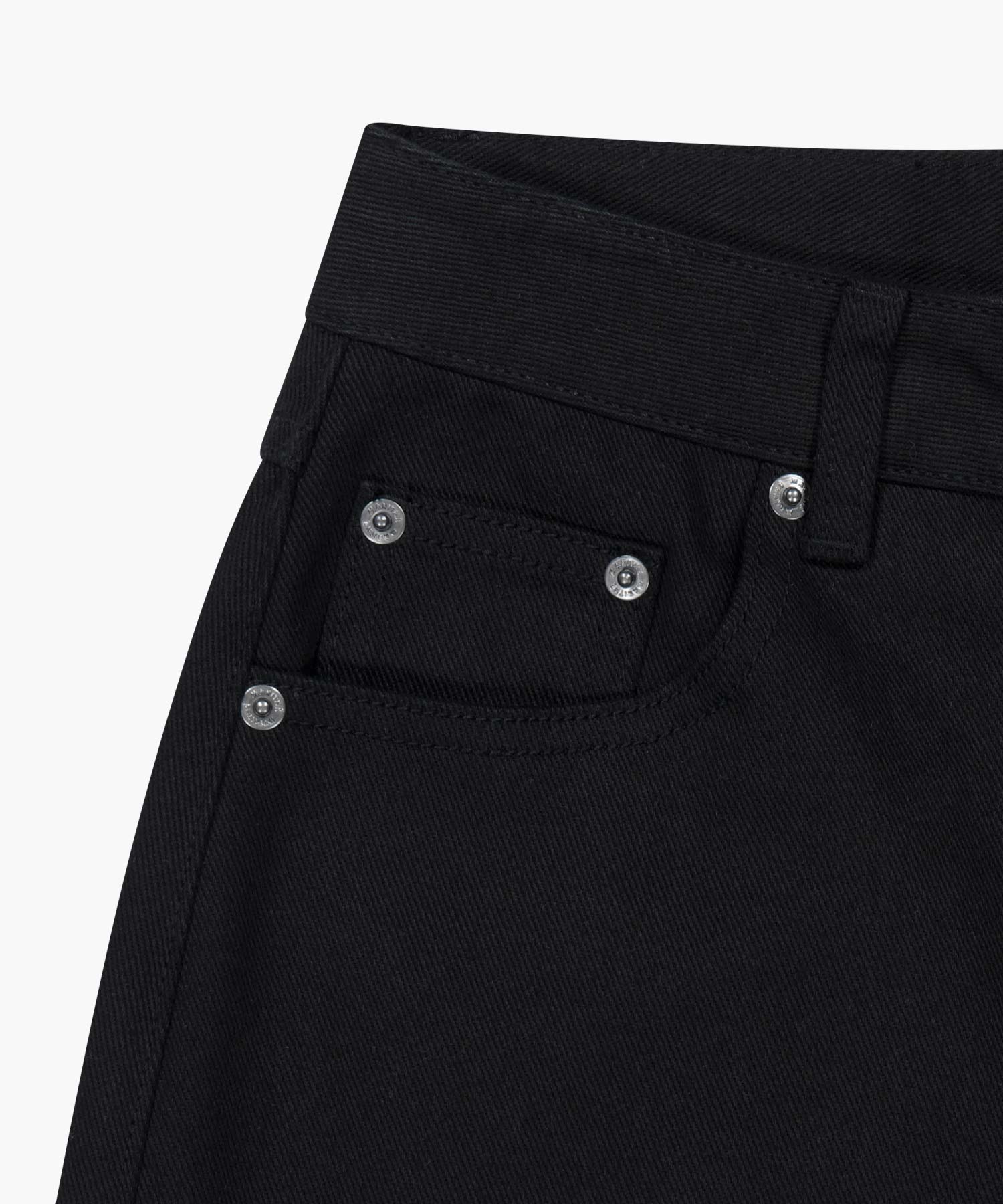 Marithe & Francois Girbaud - Curved Denim Pants (Black) product image 9 | TRAB K-Fashion Australia