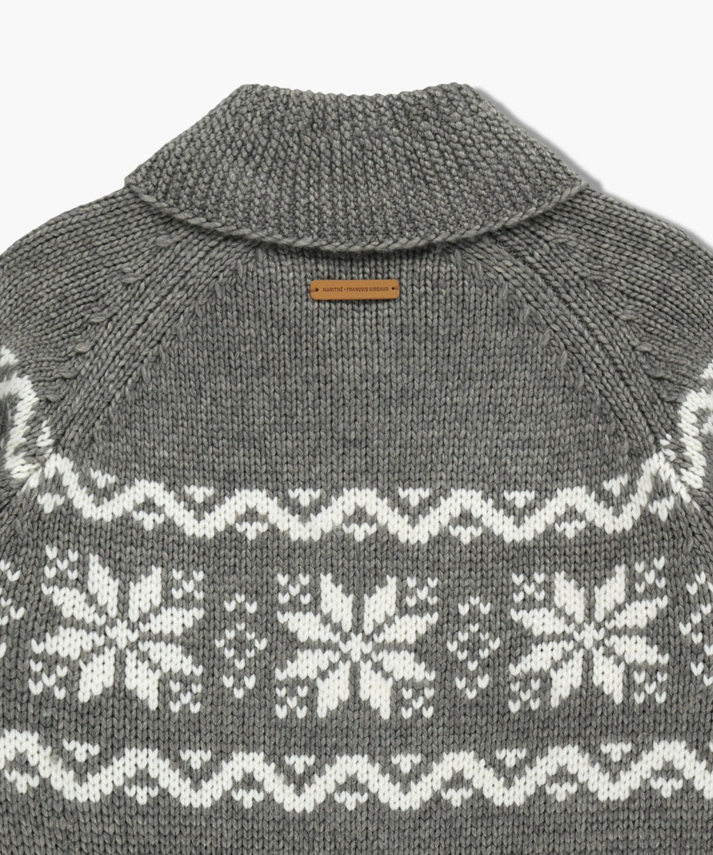 Marithe & Francois Girbaud - Nordic Cowichan Cardigan (Gray) product image 12 | TRAB K-Fashion Australia