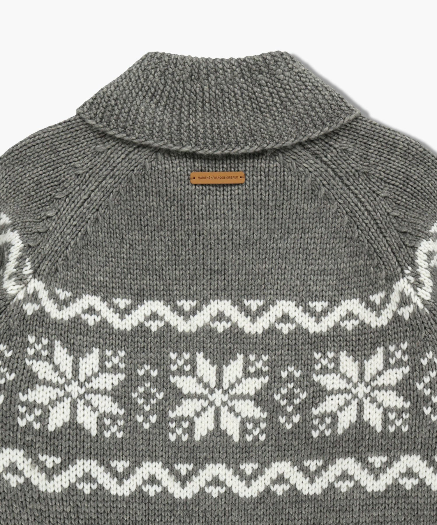 Marithe & Francois Girbaud - Nordic Cowichan Cardigan (Gray) product image 12 | TRAB K-Fashion Australia