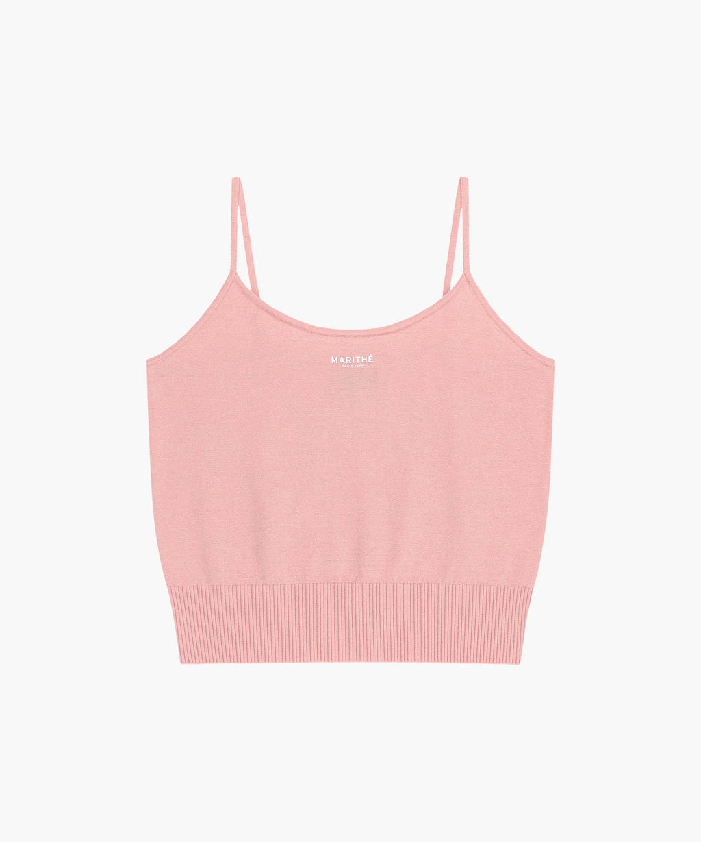 Marithe & Francois Girbaud - Basic Knit Cardigan Setup (Coral Pink) product image 9 | TRAB K-Fashion Australia