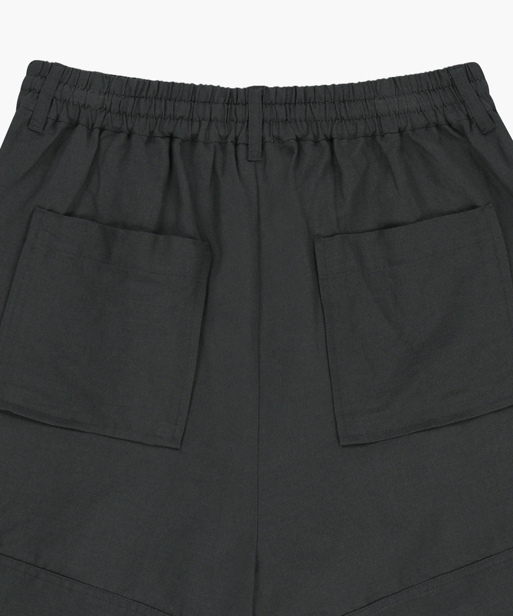 Marithe & Francois Girbaud - Easy Linen Shorts (Charcoal) product image 9 | TRAB K-Fashion Australia
