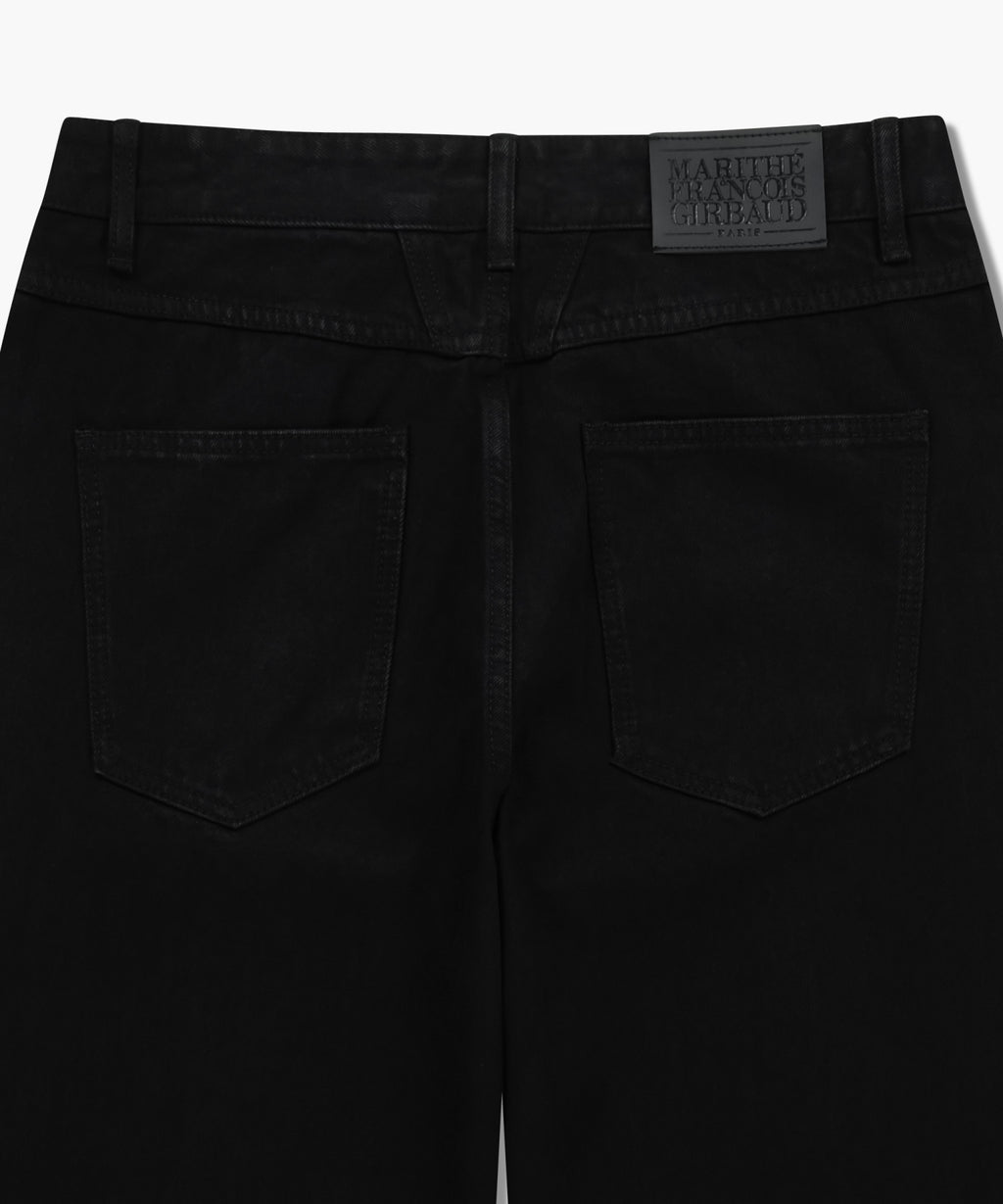 Marithe & Francois Girbaud - Slim Straight Denim Pants (Matt Black) product image 9 | TRAB K-Fashion Australia