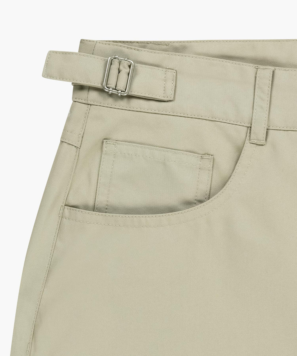 Marithe & Francois Girbaud - Curved Chino Pants (Beige) product image 9 | TRAB K-Fashion Australia