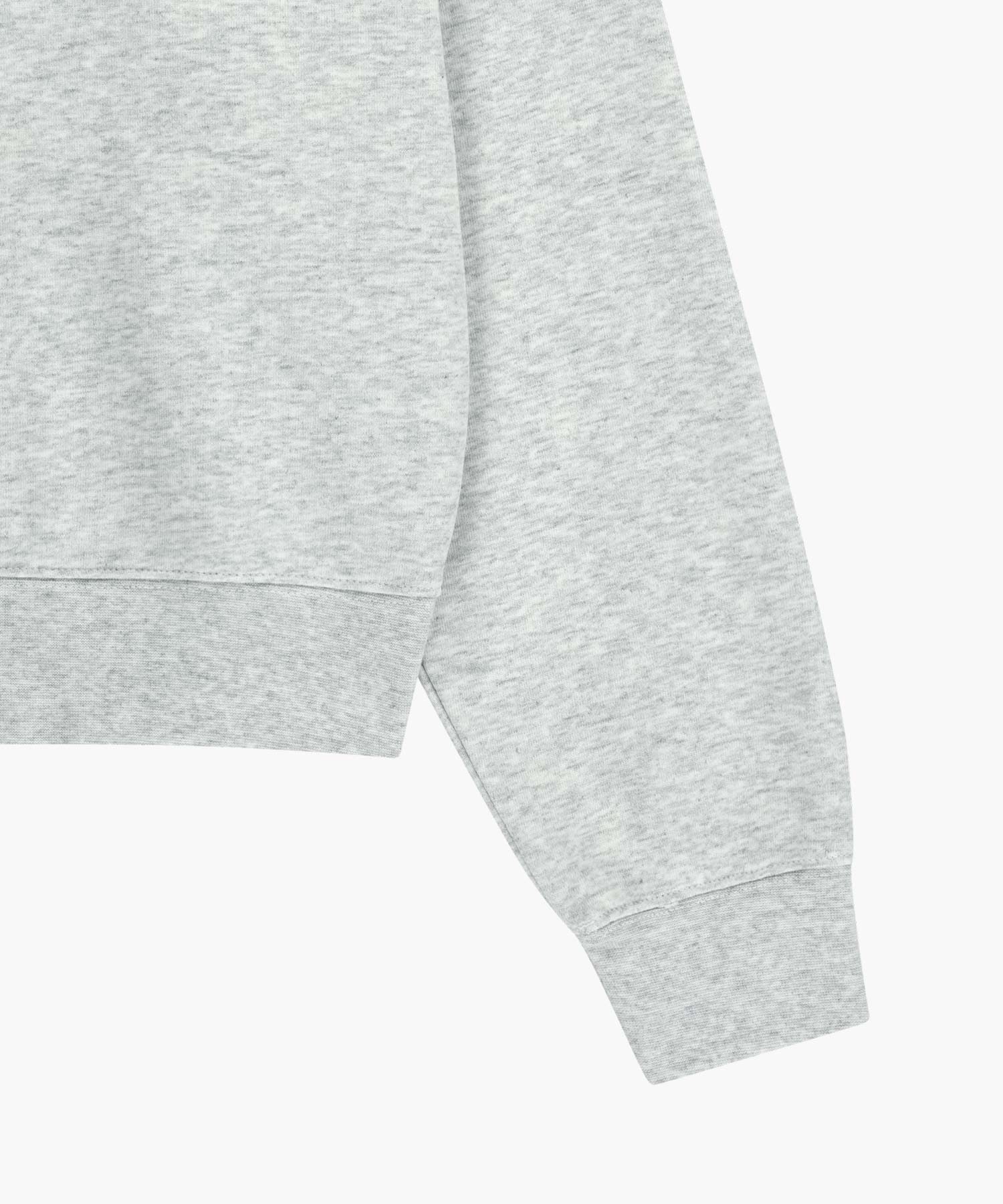 Marithe & Francois Girbaud - Doodle Classic Logo Collar Sweatshirt (Light Heather Gray) product image 9 | TRAB K-Fashion Australia