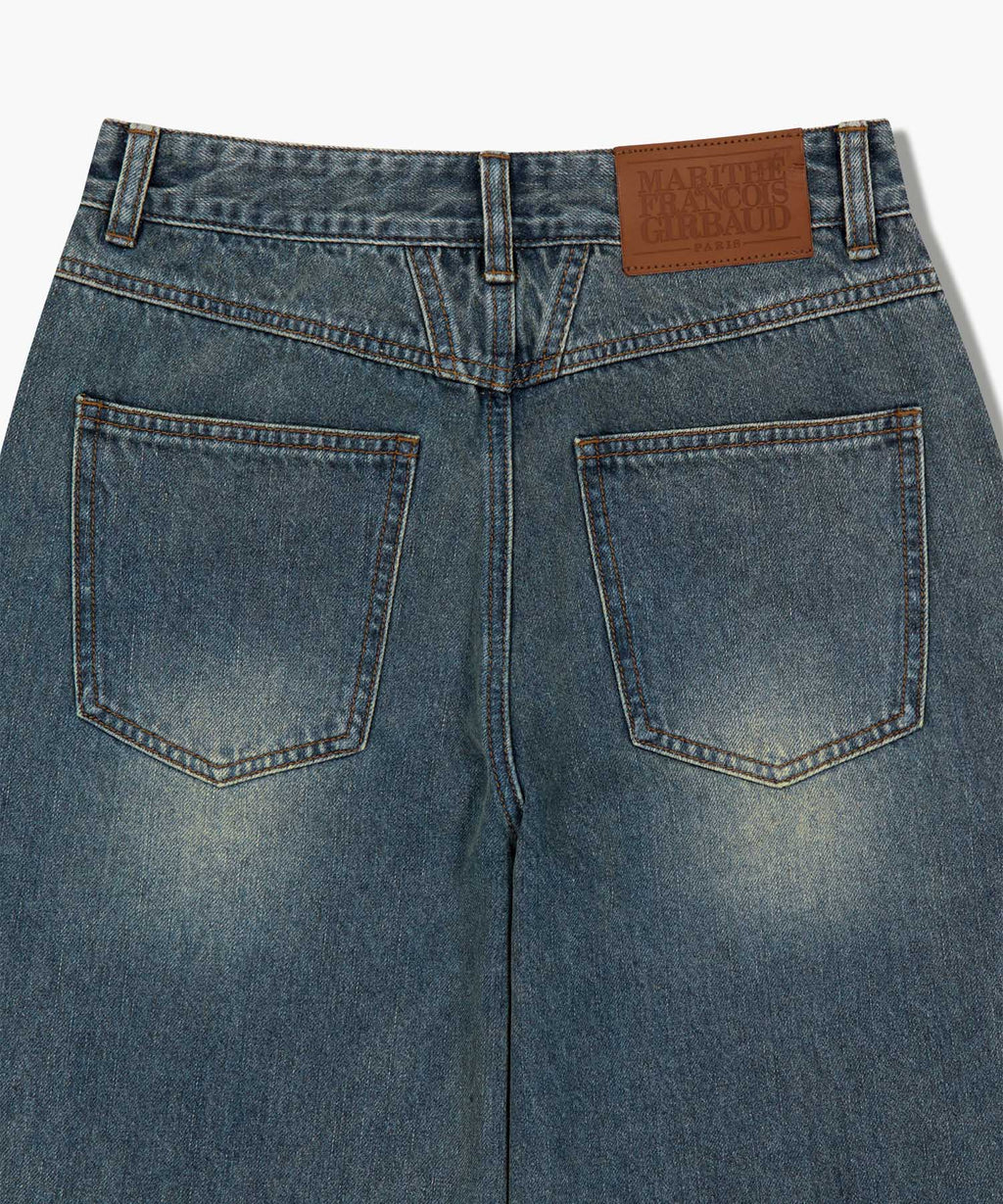 Marithe & Francois Girbaud - Vintage Washed Denim Pants (Blue) product image 12 | TRAB K-Fashion Australia