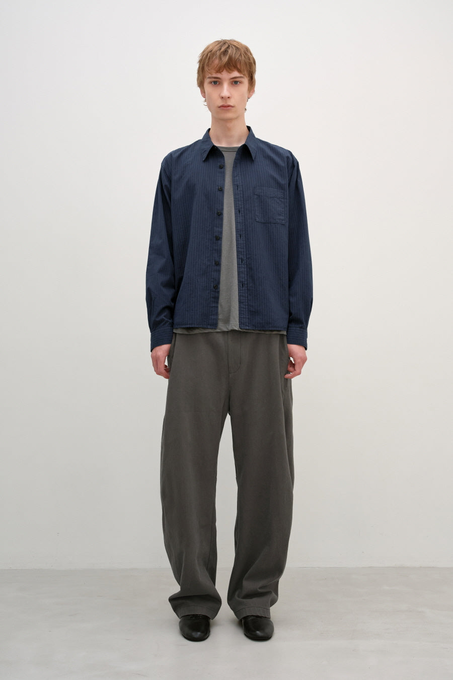 Insilence - Incision Curved Pants (Taupe Brown) product image 1 | TRAB K-Fashion Australia