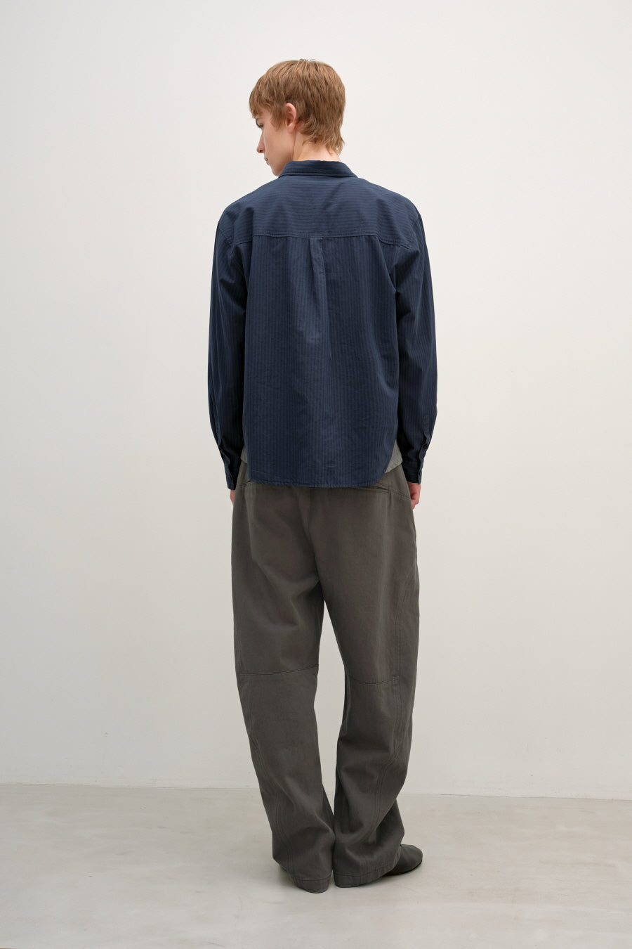 Insilence - Incision Curved Pants (Taupe Brown) product image 4 | TRAB K-Fashion Australia