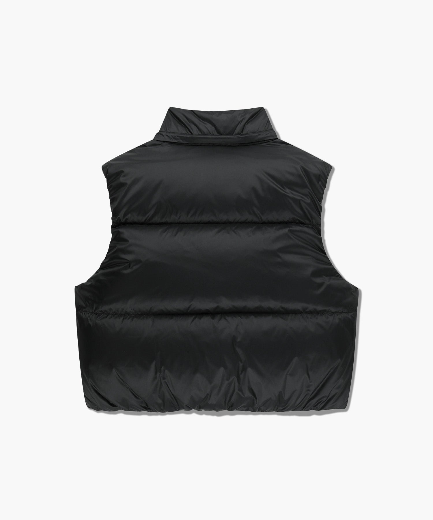 Marithe & Francois Girbaud - Circle Logo Crop Hooded Down Vest (Black) product image 9 | TRAB K-Fashion Australia