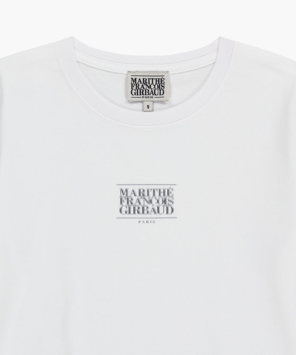 Marithe & Francois Girbaud - Small Classic Logo Tee (White) product image 8 | TRAB K-Fashion Australia