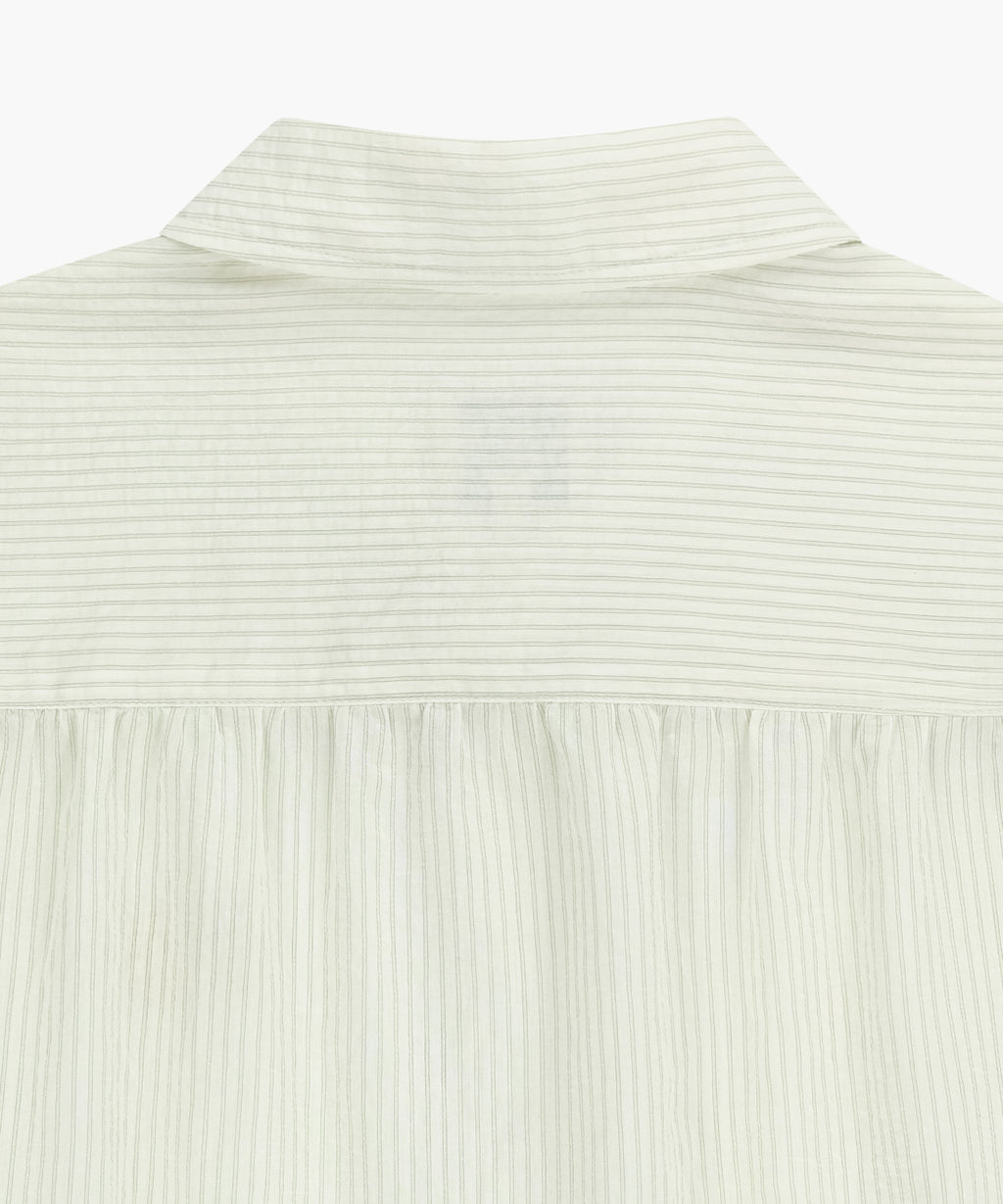 Marithe & Francois Girbaud - Pattern Sheer Shirt (Ivory) product image 13 | TRAB K-Fashion Australia