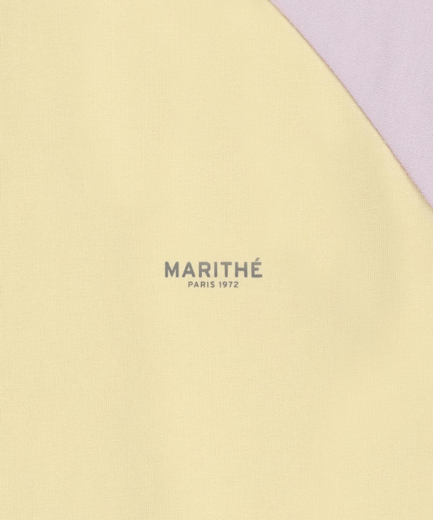 Marithe & Francois Girbaud - Small Regular Logo Raglan Crop Tee (Light Purple) product image 9 | TRAB K-Fashion Australia