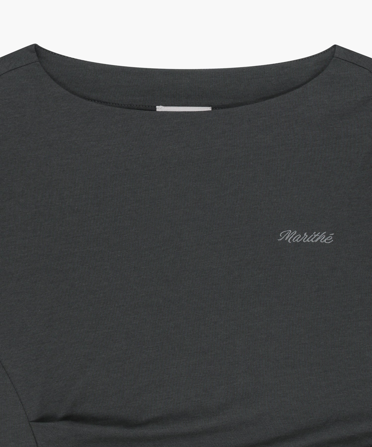 Marithe & Francois Girbaud - Waist Shirring Tee (Charcoal) product image 9 | TRAB K-Fashion Australia