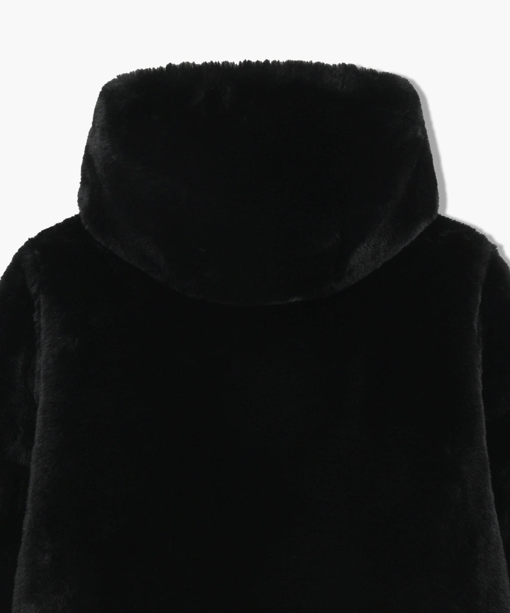 Marithe & Francois Girbaud - Hooded Faux Fur Jacket (Black) product image 9 | TRAB K-Fashion Australia