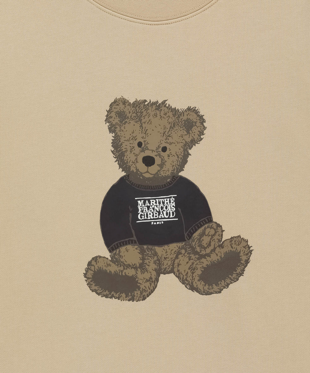 Marithe & Francois Girbaud - Doodle Bear Sweatshirt (Beige) product image 9 | TRAB K-Fashion Australia