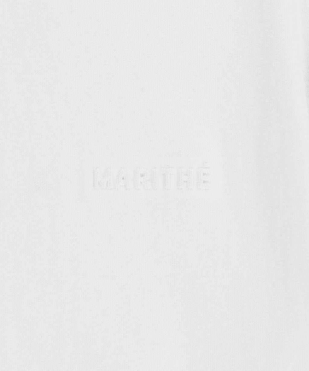 Marithe & Francois Girbaud - Embo Small Regular Logo Tee (White) product image 9 | TRAB K-Fashion Australia