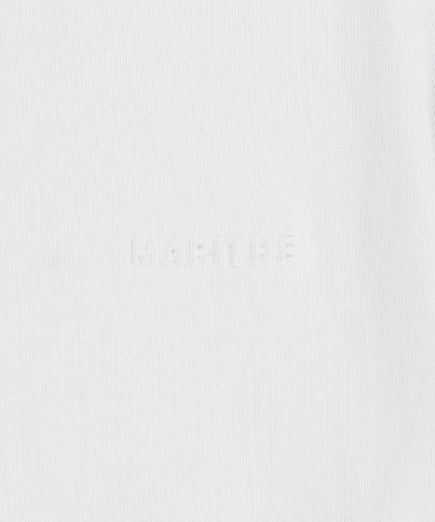 Marithe & Francois Girbaud - Embo Small Regular Logo Tee (White) product image 9 | TRAB K-Fashion Australia